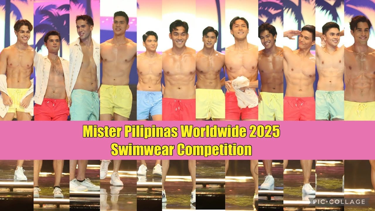 Mister Pilipinas 2025 contestant in swimsuit competition
