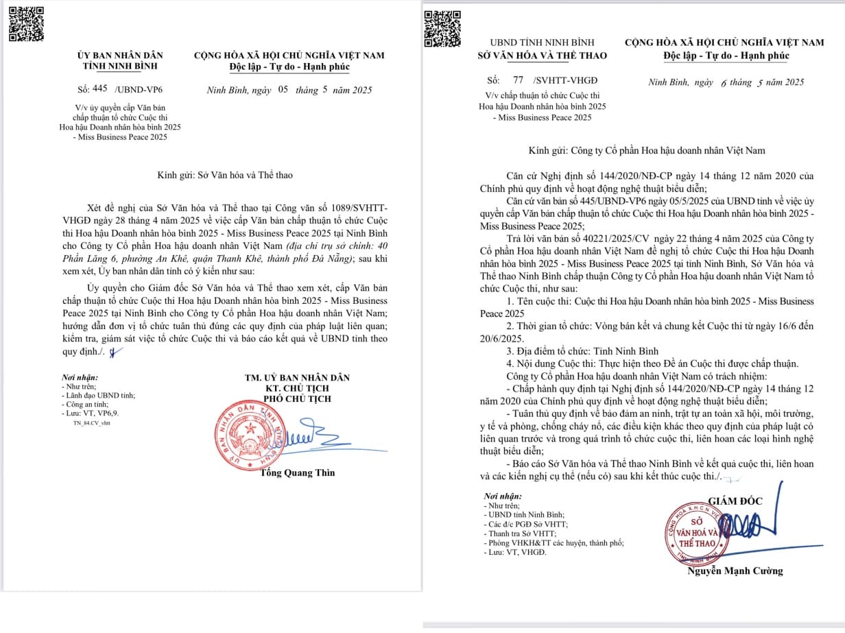 Hoa hậu Doanh nhân Hòa Bình 2025