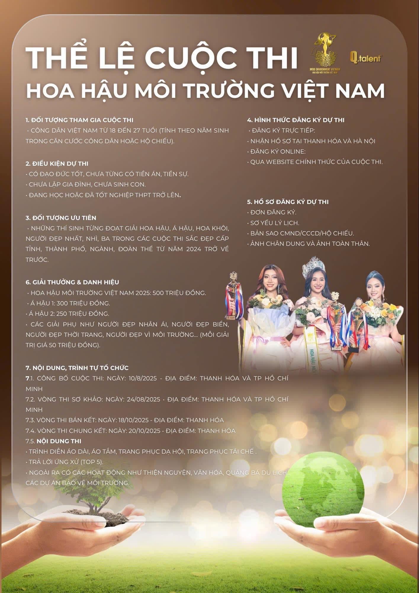 Hoa Hậu Môi Trường Việt Nam 2025