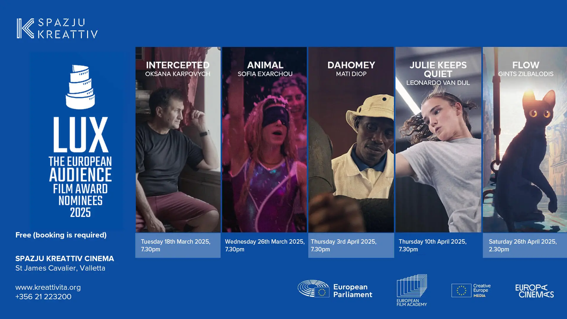 LUX Audience Awards 2025