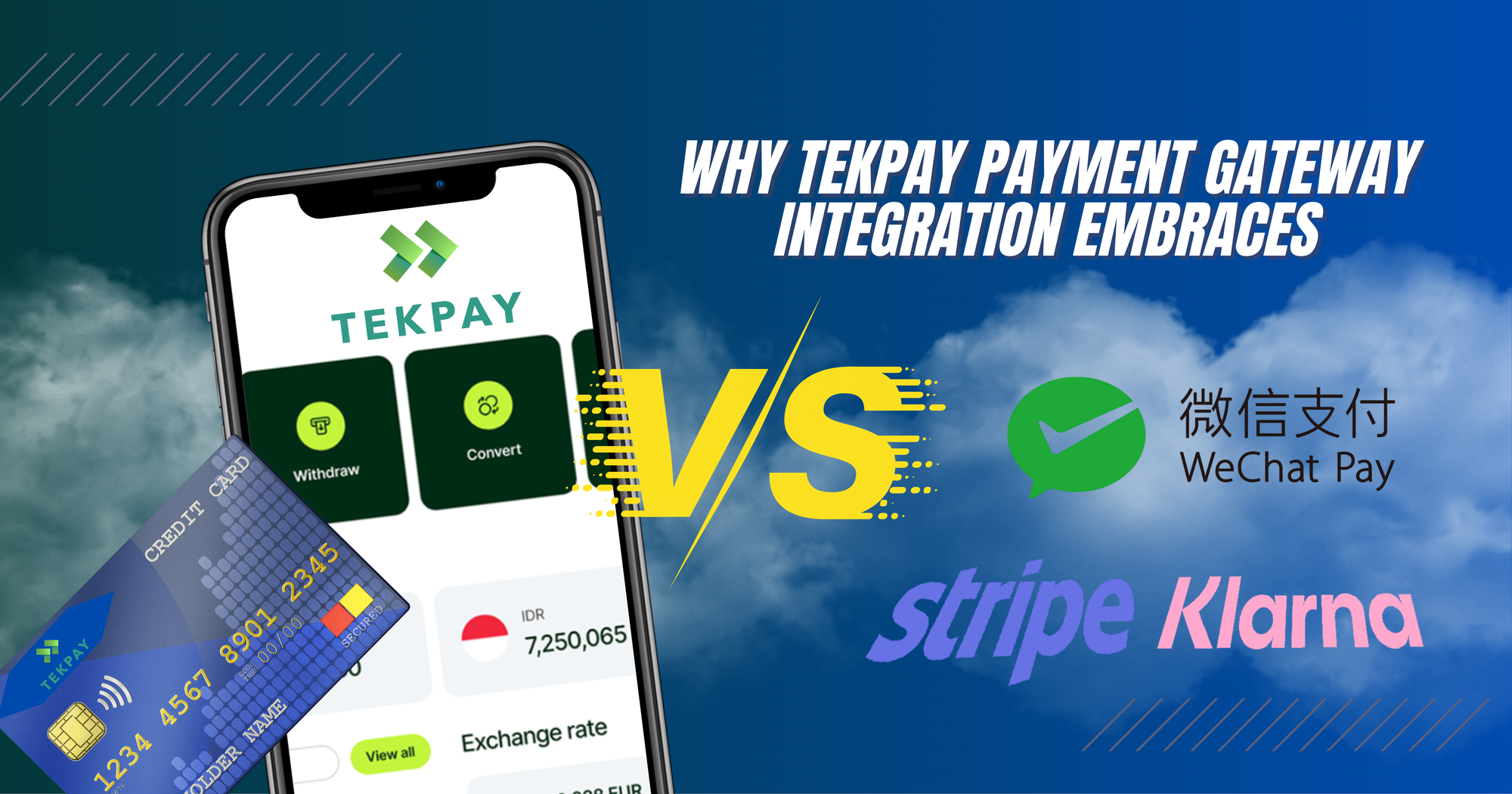 Why TekPay Payment Gateway Integration Embraces Stripe, Klarna, and WeChat Pay