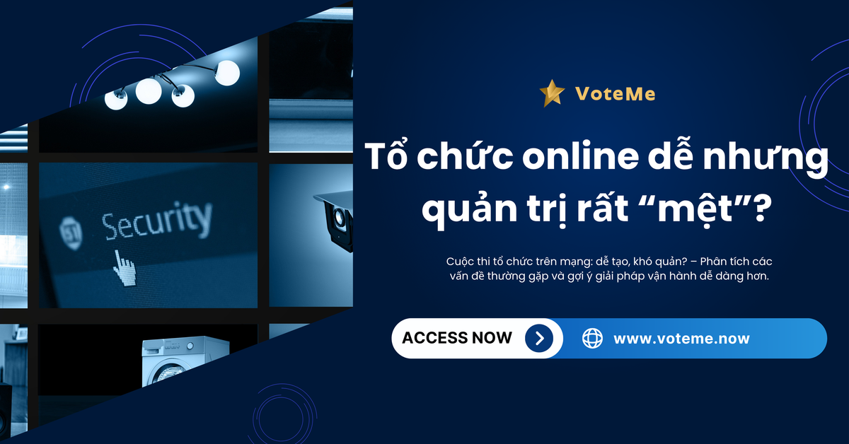 quản lý cuộc thi online