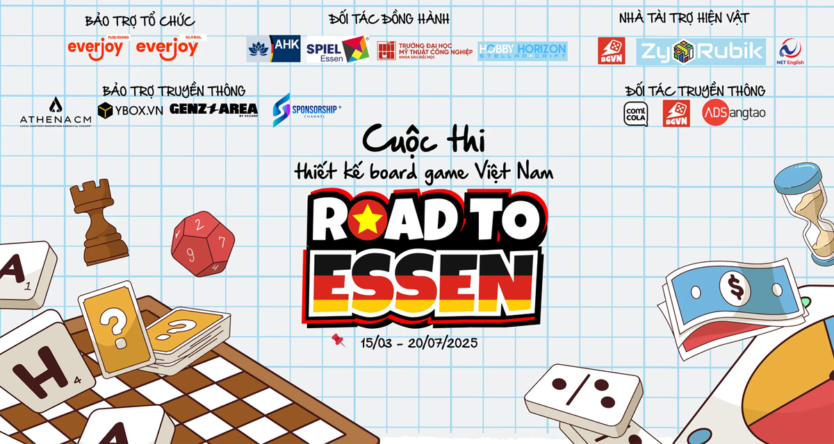 Banner sự kiện Road To Essen 2025 trên nền tảng Voteme.now