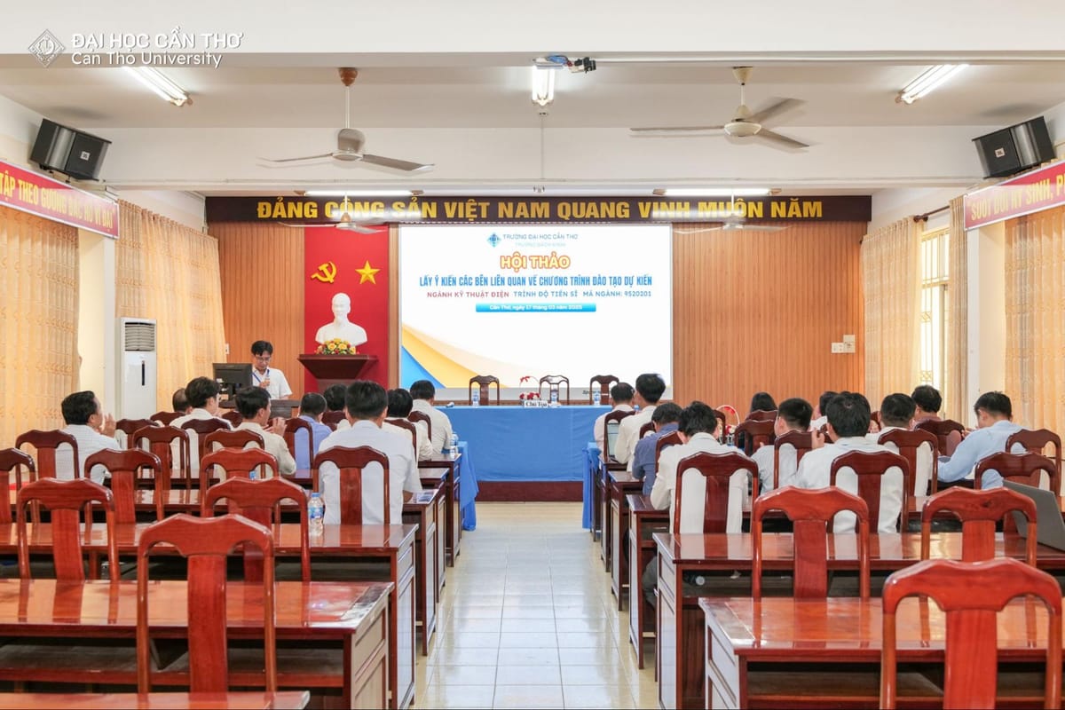 Trường Đại học Cần Thơ sẽ mở ngành Kỹ thuật điện trình độ Tiến sĩ