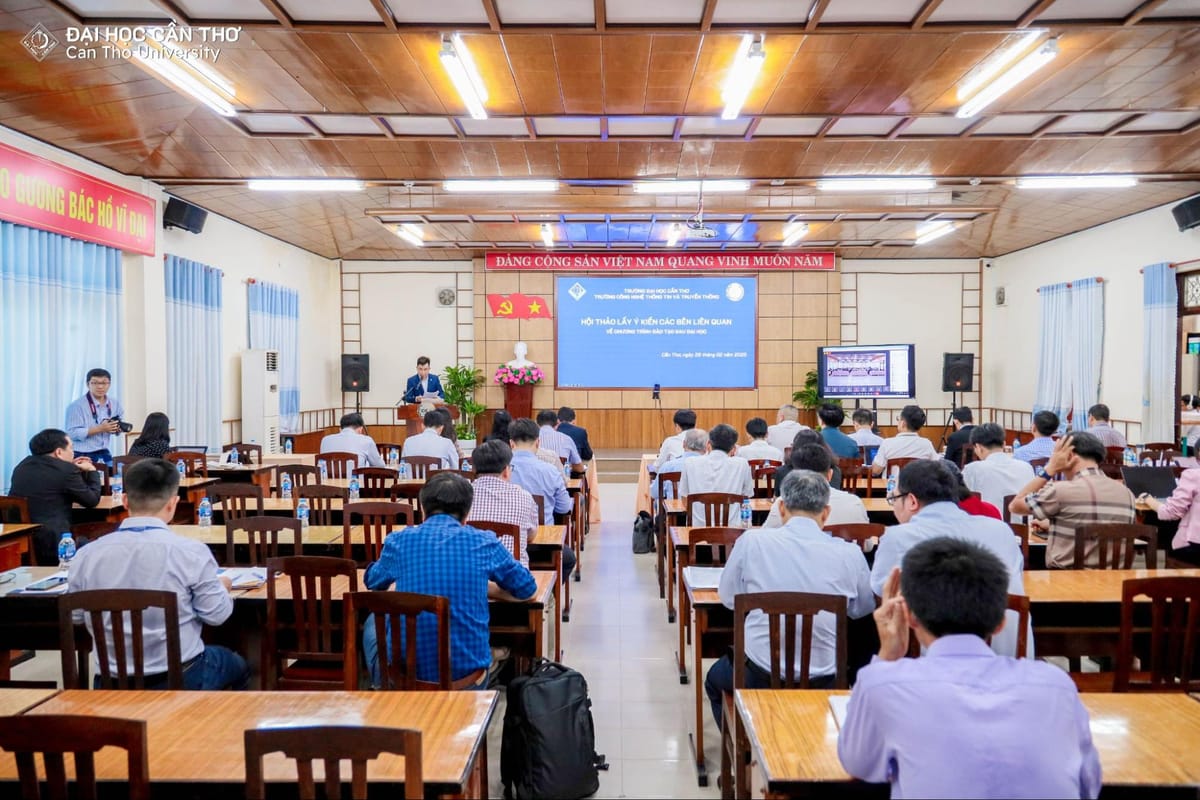 Trường Đại học Cần Thơ sẽ mở ngành Kỹ thuật phần mềm trình độ Thạc sĩ và ngành Khoa học máy tính trình độ Tiến sĩ