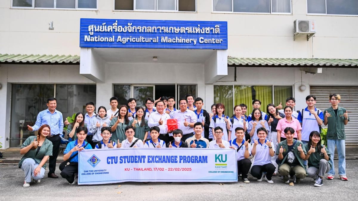 Trường Bách Khoa, Trường Đại học Cần Thơ: tăng cường hợp tác quốc tế thông qua chương trình trao đổi sinh viên tại Thái Lan