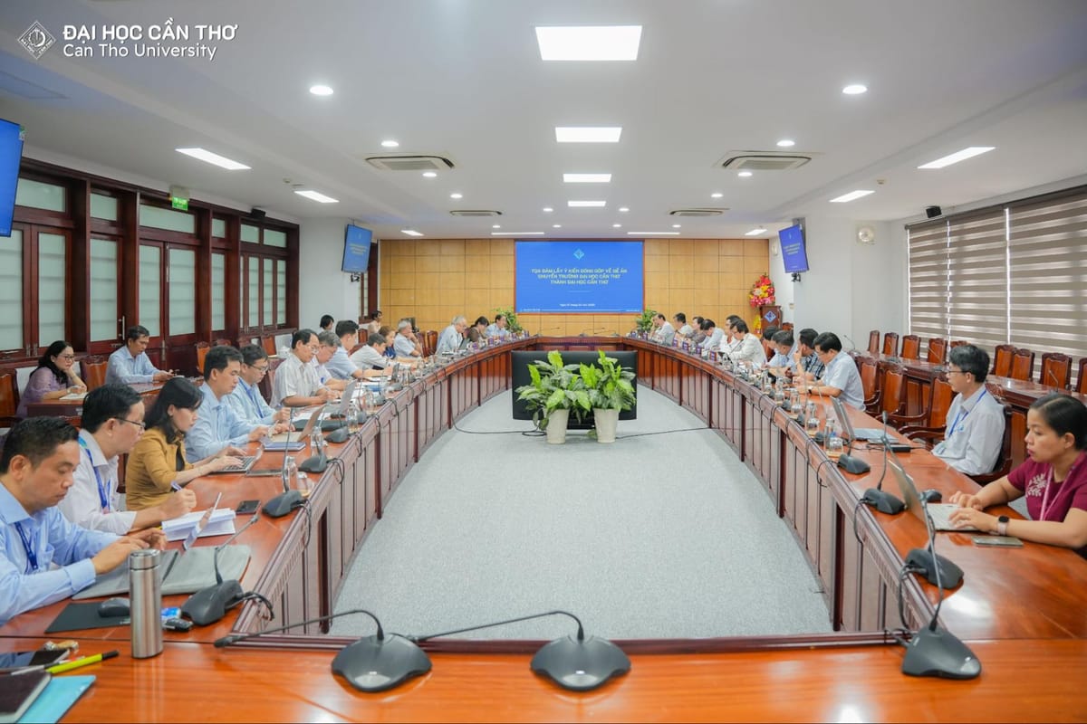 Trường Đại học Cần Thơ quyết tâm sớm chuyển thành Đại học Cần Thơ