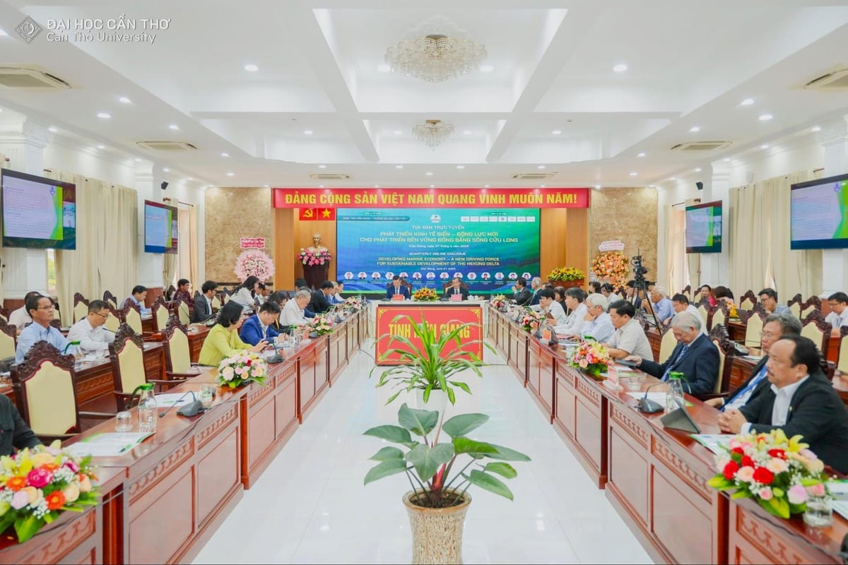 Tọa đàm SDMD lần thứ 11 năm 2025: “Phát triển Kinh tế Biển - Động lực mới cho Phát triển Bền vững Đồng bằng sông Cửu Long”