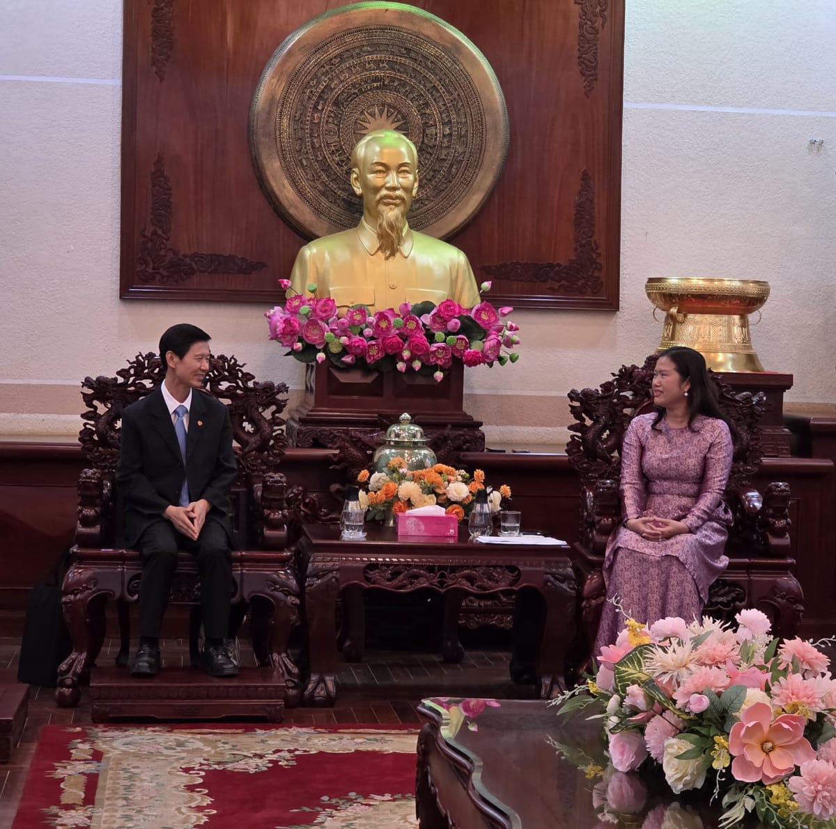 Lãnh đạo TP Cần Thơ tiếp và làm việc với đoàn công tác của Tổ chức Milal - Hàn Quốc