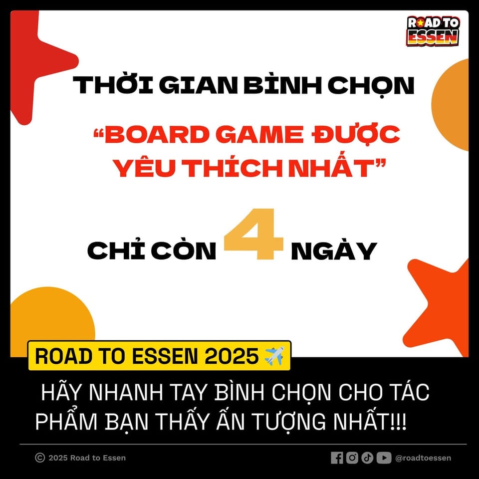 Hướng dẫn chi tiết bình chọn EverJoy Boardgame trên VOTEME
