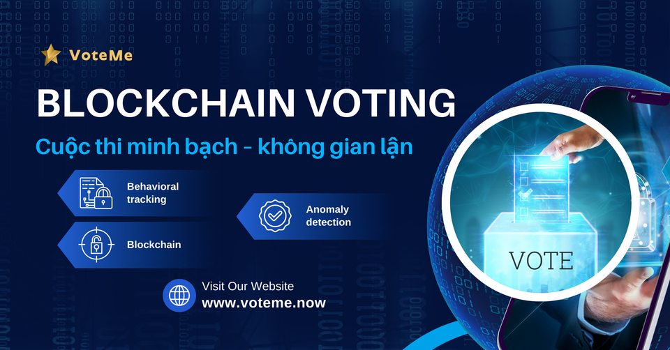 BLOCKCHAIN VOTING: Giải pháp cho một thế hệ cuộc thi bình chọn minh bạch và không gian lận