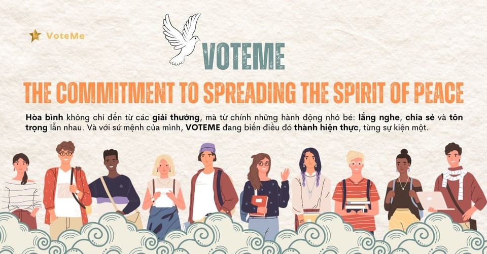 VOTEME và sứ mệnh lan tỏa tinh thần hòa bình qua sự kiện Trump Nobel Prize