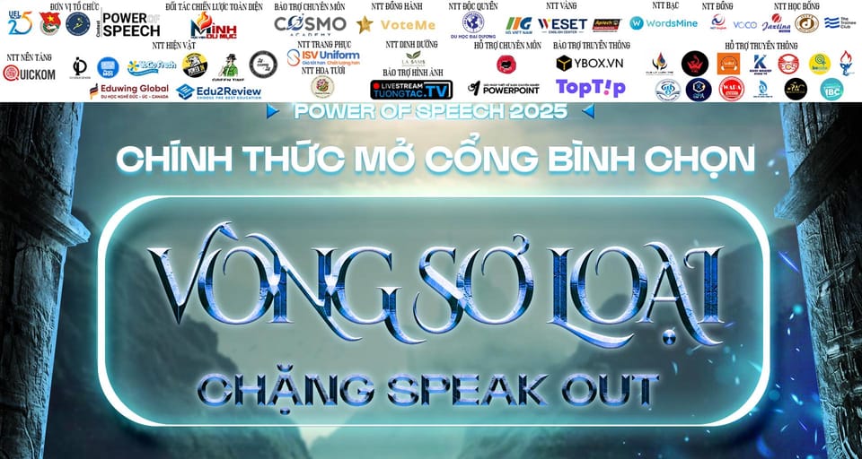 Power of Speech 2025 – Top 20 Chính Thức Lộ Diện: Hành Trình Lan Tỏa Sức Mạnh Ngôn Từ
