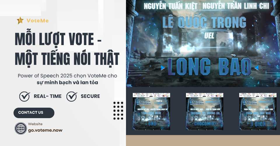 Trải Nghiệm Của Ban Tổ Chức Cuộc Thi Power of Speech 2025 Khi Triển Khai Trên VoteMe